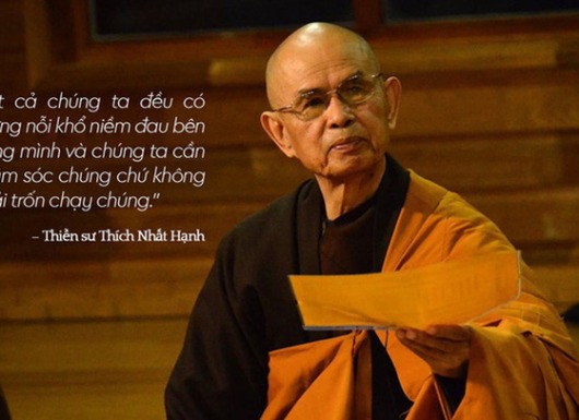 Thiền sư Thích Nhất Hạnh: Muốn vượt qua đau khổ bên trong, chúng ta cần chăm sóc chúng chứ không phải trốn chạy chúng!