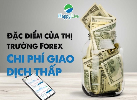 Đặc điểm của thị trường Forex (Phần 2): Chi phí giao dịch thấp