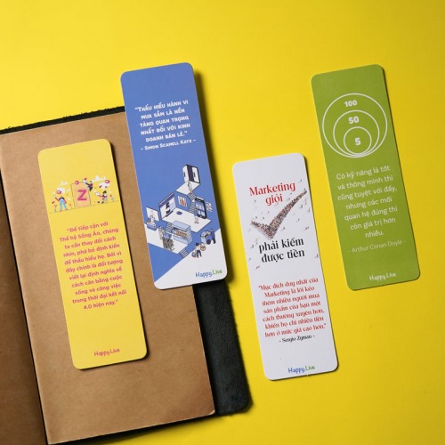 Bookmark Happy Live – Đầu tư, kinh doanh, phát triển bản thân (Giao mẫu ngẫu nhiên)