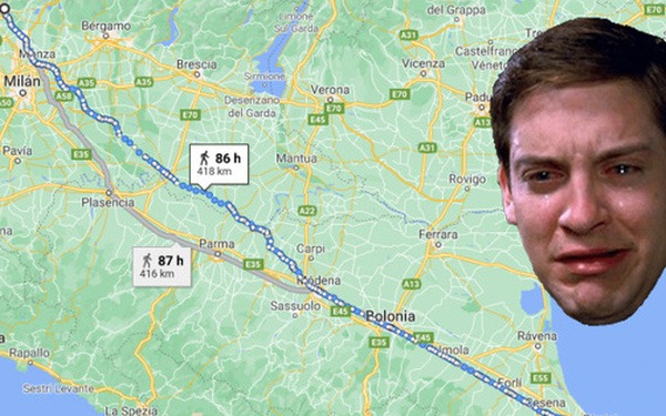 Người đàn ông đi bộ một mạch 418km để giải tỏa stress sau khi cãi nhau với vợ