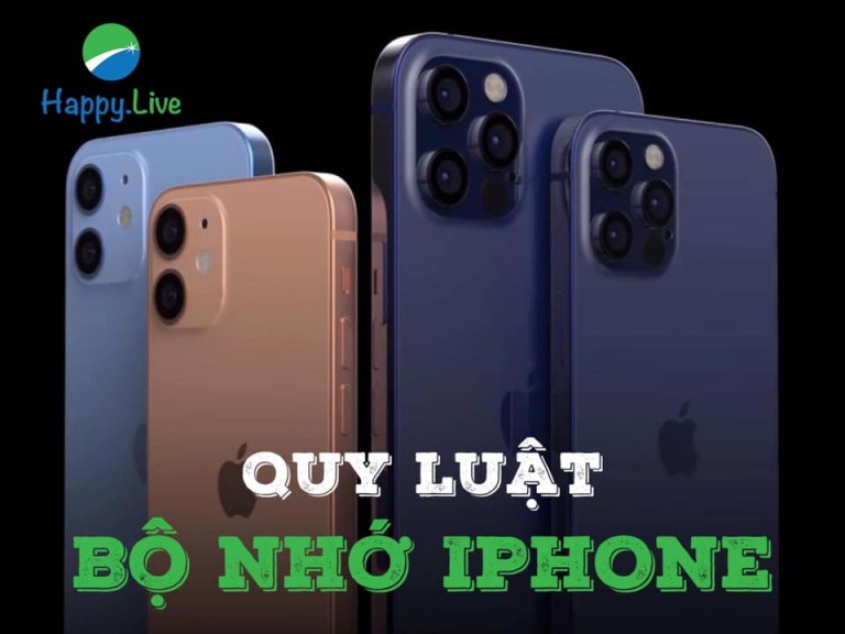 Quy luật bộ nhớ Iphone!