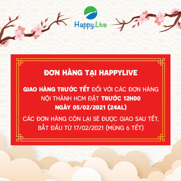 THÔNG BÁO LỊCH GIAO HÀNG VÀ NGHỈ TẾT TÂN SỬU 2021