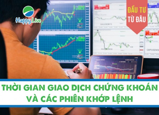 ĐẦU TƯ TỪ ĐÂU: Thời gian giao dịch chứng khoán và các phiên khớp lệnh