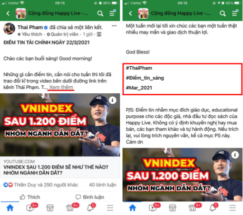 ĐỂ SỬ DỤNG CỘNG ĐỒNG HAPPY LIVE CÓ HIỆU QUẢ HƠN 