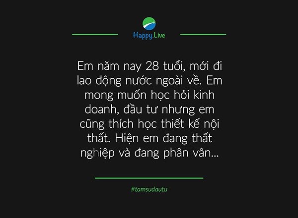 [TÂM SỰ ĐẦU TƯ #26] Mới lao động nước ngoài về, phân vân giữa đầu tư và thiết kế nội thất