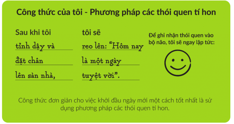 thói quen tuyệt vời