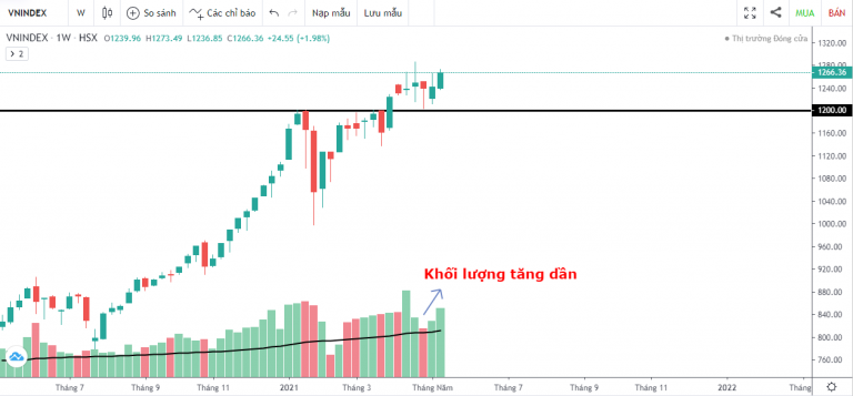 VN-INDEX DƯỚI GÓC NHÌN KỸ THUẬT: VN-INDEX KHÔNG CÒN NGẠI COVID-19 (10/05/2021 - 14/05/2021)