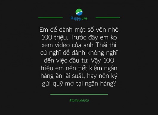 [TÂM SỰ ĐẦU TƯ #68] Tập đầu tư với số vốn nhỏ, vậy phần vốn lớn còn lại nên làm gì?