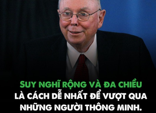 Charlie Munger: "Hầu hết mọi người đều tính toán quá nhiều và tư duy quá ít"