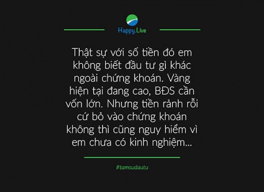[TÂM SỰ ĐẦU TƯ #97] Có nên bỏ tất cả tiền vào chứng khoán nếu chỉ có 200 triệu?