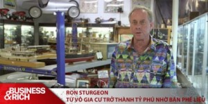 Ron Sturgeon trở thành triệu phú đô la nhờ... bán ô tô phế liệu