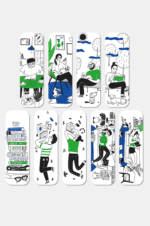 Bộ Bookmark 1% Tinh Hoa