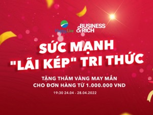MỪNG ƯU ĐÃI 30/4 - 01/5: SỨC MẠNH CỦA LÃI KÉP TRI THỨC