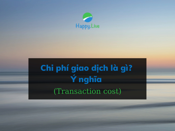 Chi phí giao dịch (Transaction cost) là gì?