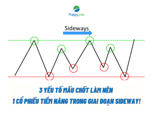 3 YẾU TỐ MẤU CHỐT LÀM NÊN 1 CỔ PHIẾU TIỀM NĂNG TRONG GIAI ĐOẠN SIDEWAY!