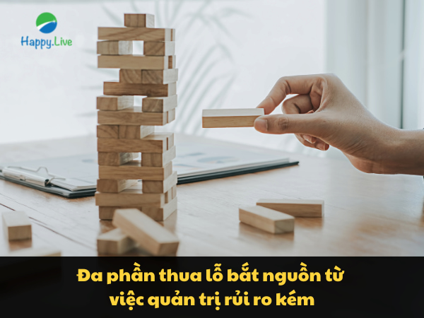 Đa phần thua lỗ bắt nguồn từ việc quản trị rủi ro kém