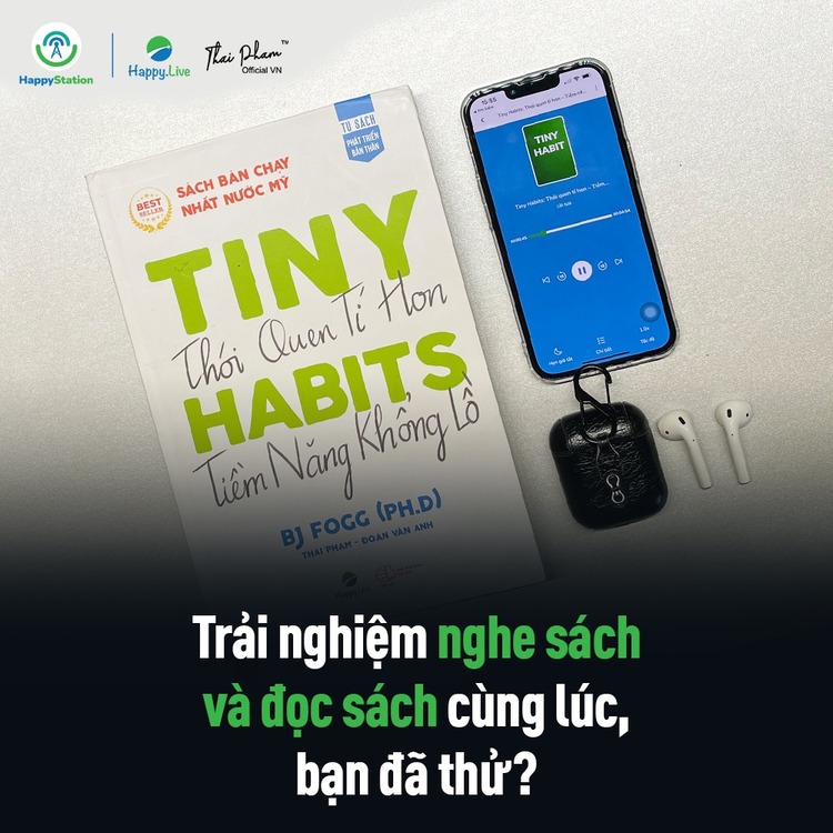 Trải nghiệm đọc sách và nghe sách cùng một lúc, bạn đã thử?