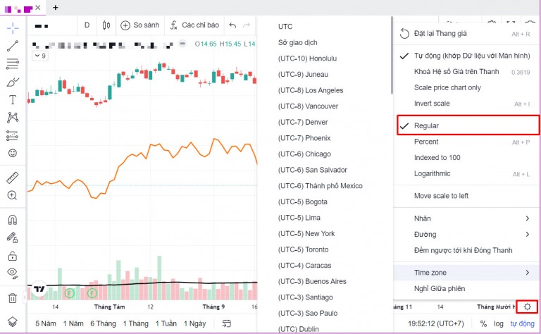 Tính năng so sánh các mã cổ phiếu trong Kungfu Stocks Pro