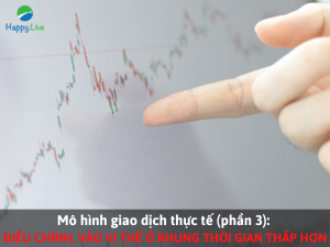 Mô hình giao dịch thực tế (phần 3): ĐIỀU CHỈNH, VÀO VỊ THẾ Ở KHUNG THỜI GIAN THẤP HƠN