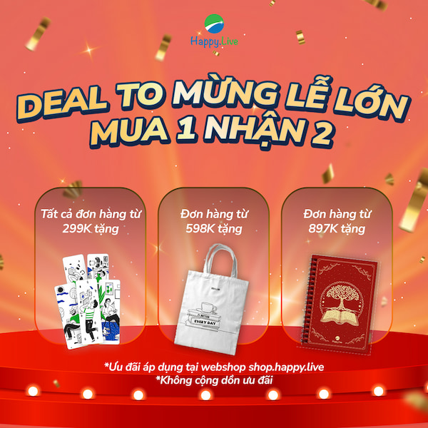 ? 30.4 - 1.5: HAPPY LIVE BÙNG NỔ ĐA ƯU ĐÃI