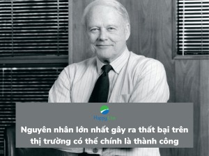 Nguyên nhân lớn nhất gây ra thất bại trên thị trường có thể chính là thành công