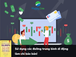 Sử dụng các đường trung bình di động làm chỉ báo bán