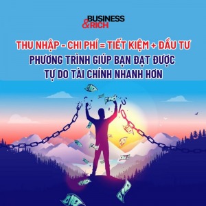 THU NHẬP - CHI PHÍ = TIẾT KIỆM + ĐẦU TƯ: Phương trình giúp bạn đạt được tự do tài chính nhanh hơn - Happy Live