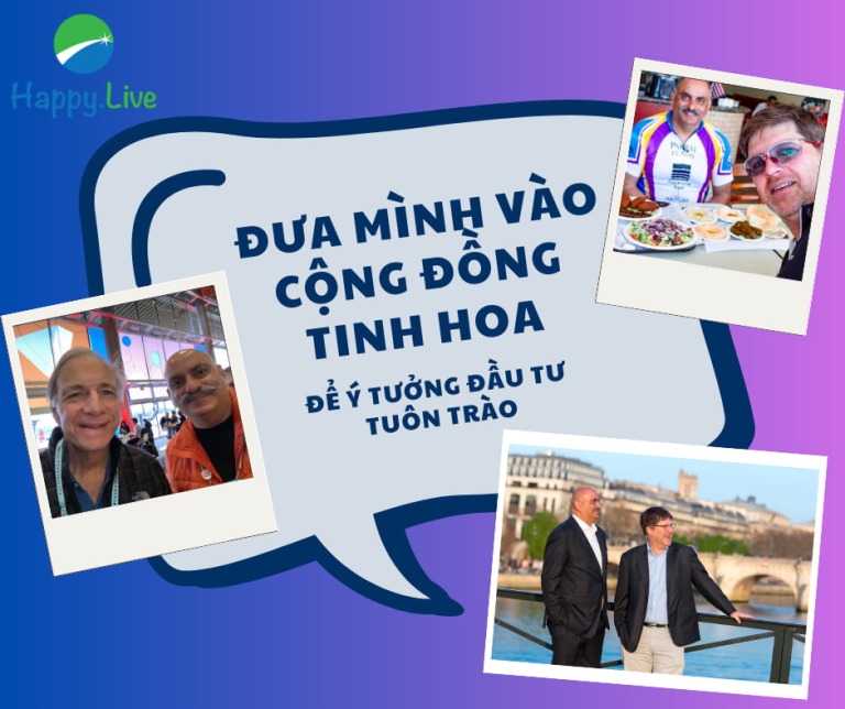 Đưa mình vào cộng đồng tinh hoa để ý tưởng đầu tư tuôn trào