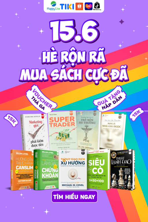 Ưu đãi 15.6: Hè rộn rã mua sách cực đã
