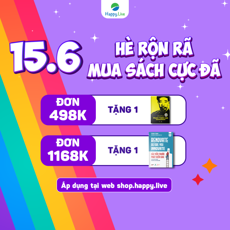 Ưu đãi 15.6: Hè rộn rã mua sách cực đã