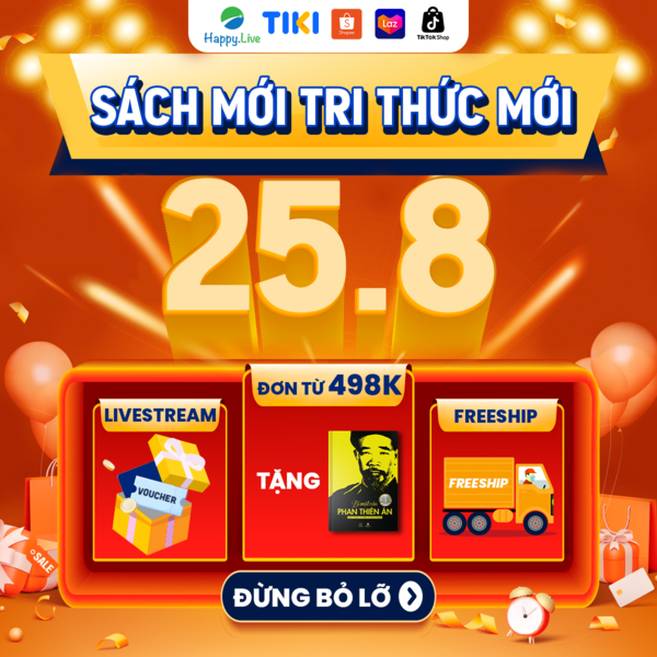 Ưu đãi 25/8: Nhà sách Happy Live