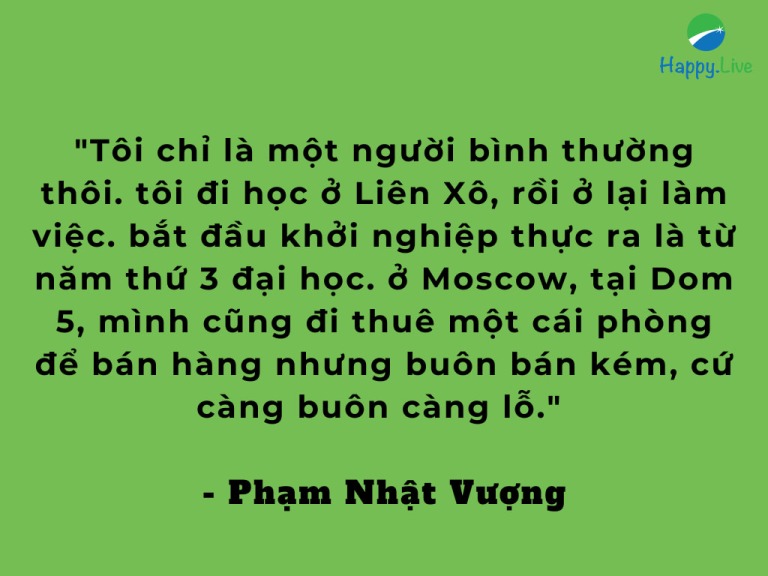 Khởi nghiệp Phạm Nhật Vượng