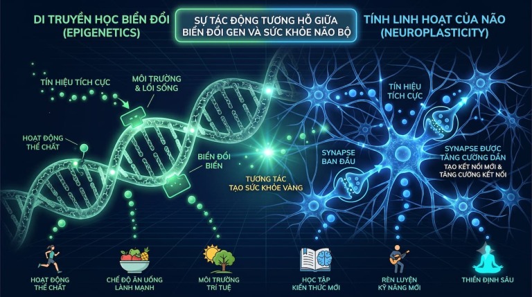 Cầu nối giữa thần kinh học và di truyền biểu sinh